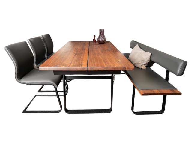 Team 7 Tischguppe NOX/MAGNUM Nuss 97526