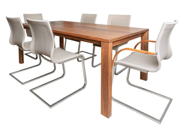 Team 7 Tischguppe MAGNUM Nussbaum 97527 1