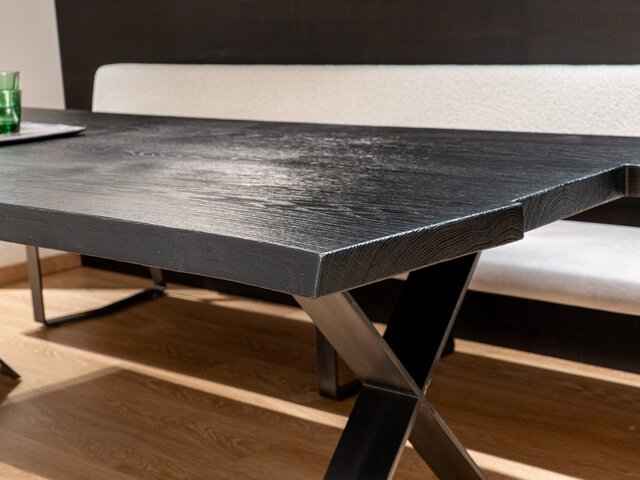 Forcher Esstisch X Eiche gekohlt 73318 3 Forcher Esstisch X Eiche gekohlt 73318 3