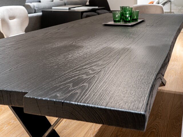 Forcher Esstisch X Eiche gekohlt 73318 4 Forcher Esstisch X Eiche gekohlt 73318 4