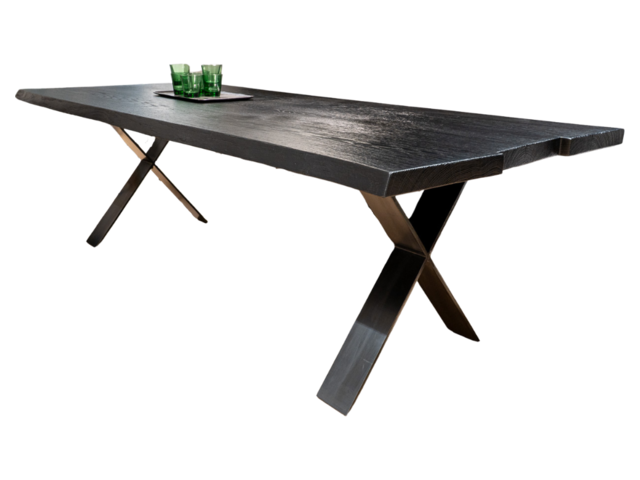 Forcher Esstisch X Eiche gekohlt 73318 1 Forcher Esstisch X Eiche gekohlt 73318 1