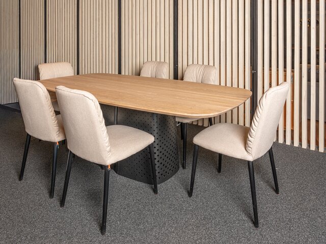 Rolf Benz Esstisch 929-211 Eiche schwarz matt 48391 5