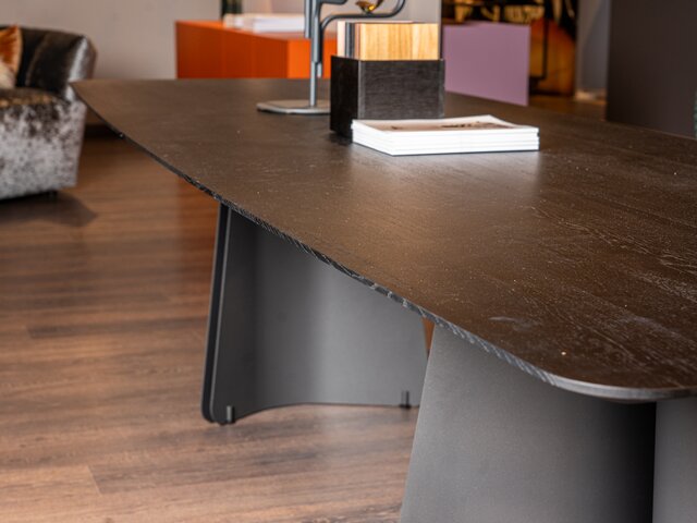 Bretz Esstisch MAONA Eiche schwarz 96435 4