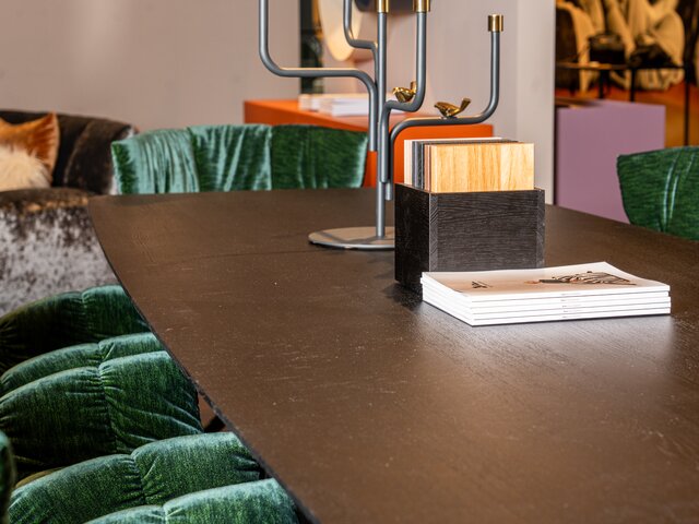 Bretz Esstisch MAONA Eiche schwarz 96435 6