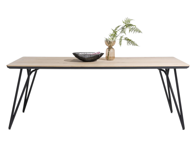 xooon Tisch Vik eiche/schwarz 47499 1