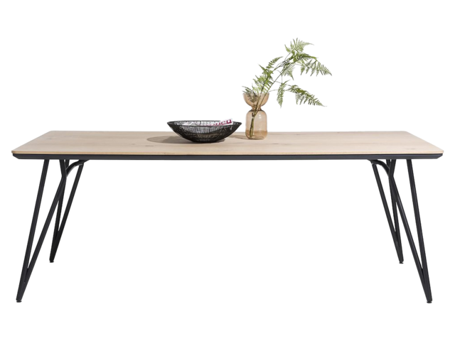 xooon Tisch Vik eiche/schwarz 47499 1