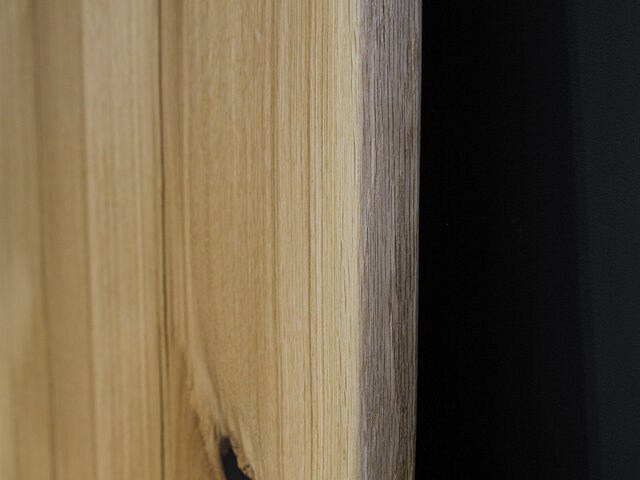 Dreikant Tischplatte Eiche gebürstet 71464 3