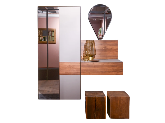 Team 7 Garderobenkombi Cubus Pure taupe 62734
