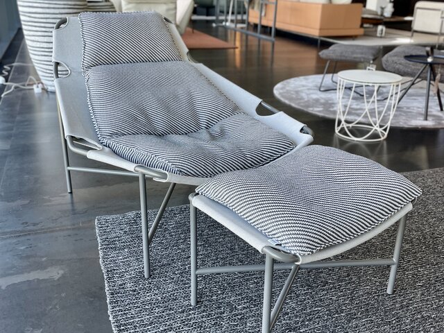 Rolf Benz Outdoor-Liegesessel JACKOUT 228 graublau 69684 4