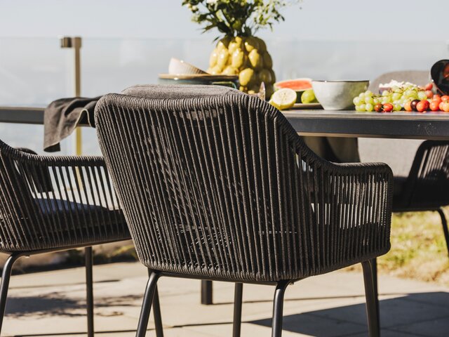 Outdoor Collection Gartensessel Curvy dunkelgrau 76334