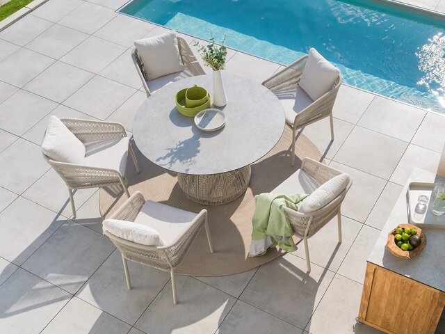 Stern Tisch RHODA greige 76725