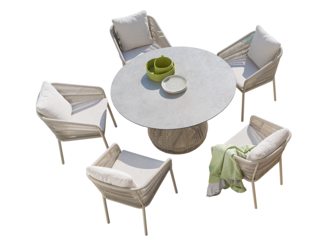 Stern Tischgruppe RHODA/JELLA greige 97977 1