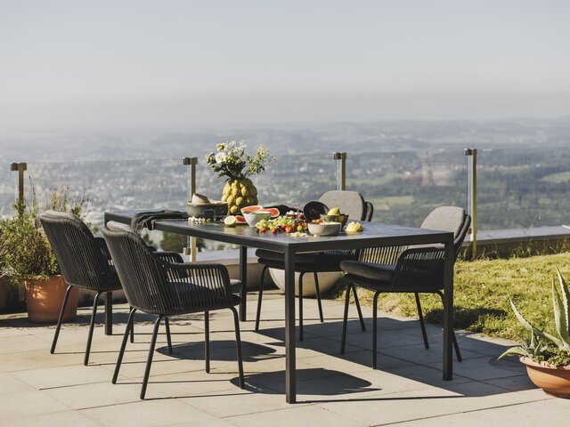 Outdoor Collection Gartensessel Curvy dunkelgrau 76334 2