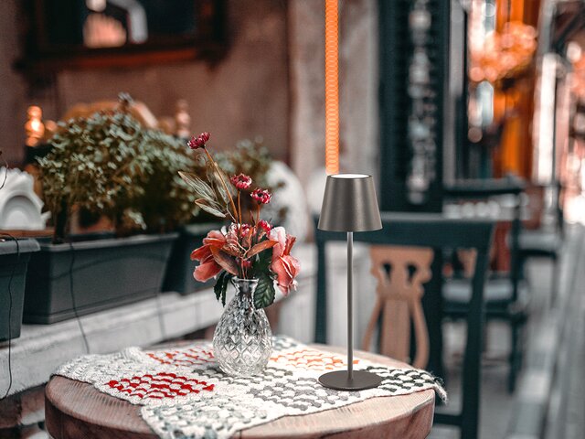 FH Tischleuchte VILETTO sandschwarz 76818 2 FH Tischleuchte VILETTO sandschwarz 76818 2