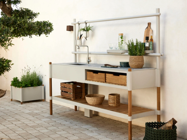 Cane-line Wandregalsystem STICKS sand 71015 3