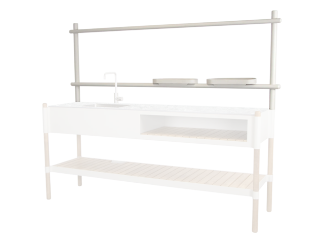 Cane-line Wandregalsystem STICKS sand 71015 1