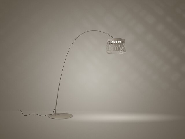 Foscarini Outdoor-Stehleuchte TWIGGY GRID greige 30273 2