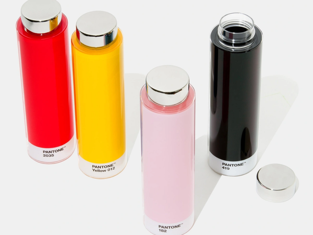 Pantone Trinkflasche YELLOW 97289 2