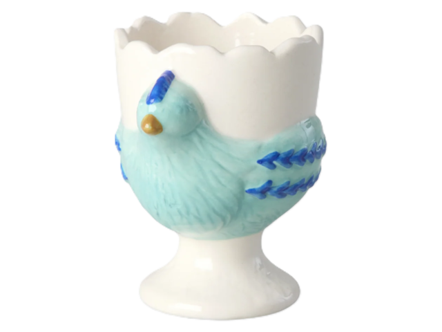Rice Keramik-Eierbecher HENNE blau 96307 1