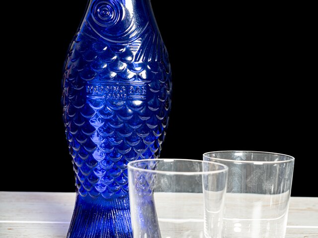 Serax Karaffe FISH & FISH kobaltblau 97987 6