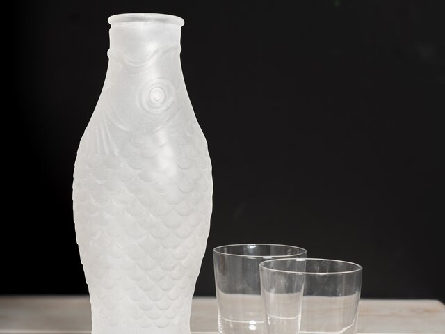 Serax Karaffe FISH & FISH frosted white 97988 4