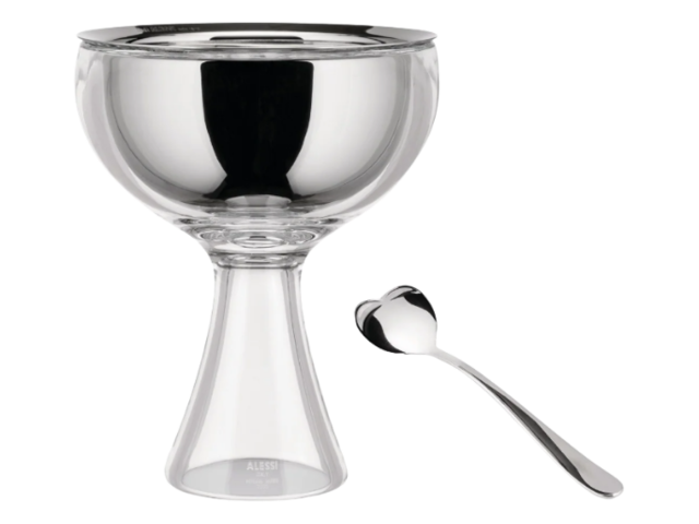 Alessi Eisbecher AMMI01S Edelstahlt eisgrau 98285 1