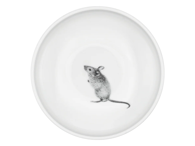 mittelpunkt. Teller Maus TIEF weiß 99476 1