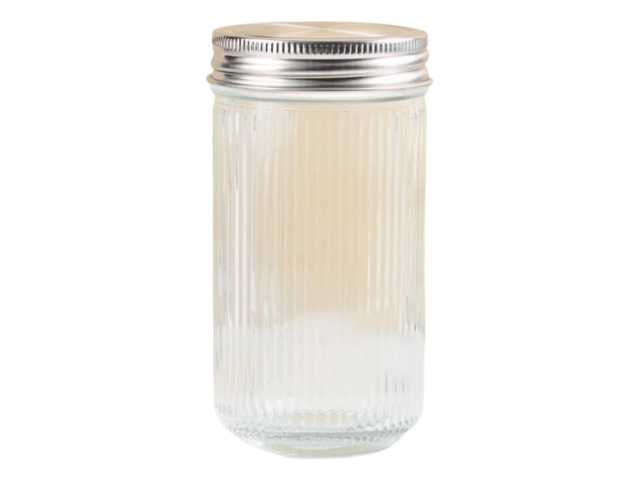 Lieblingsglas Glas RIPPLE MASON JAR WIDE transparent 99710 1