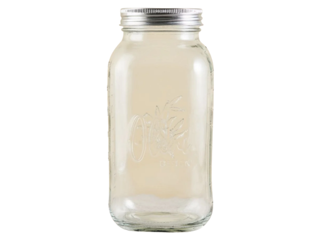 Lieblingsglas Glas OLENI MASON JAR WIDE transparent 99722