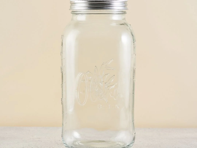 Lieblingsglas Glas OLENI MASON JAR WIDE transparent 99722 2