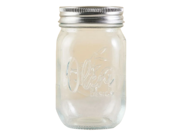 Lieblingsglas Glas OLENI MASON JAR WIDE transparent 99724 1