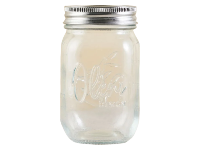 Lieblingsglas Glas OLENI MASON JAR WIDE transparent 99724 1