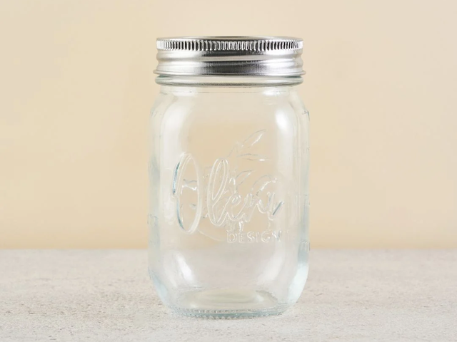 Lieblingsglas Glas OLENI MASON JAR WIDE transparent 99724 2
