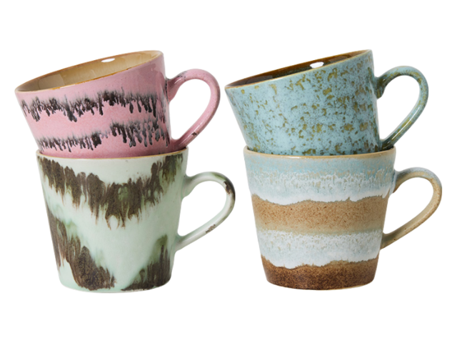 HK Living 702 Ceramic CAPPUCCINO TASSE DADA mehrfarbig 95350 2