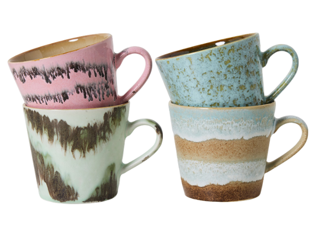 HK Living 702 Ceramic CAPPUCCINO TASSE DADA mehrfarbig 95350 2