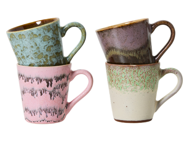HK Living 702 Ceramic ESPRESSO TASSE BRUTALISM mehrfarbig 95353 2