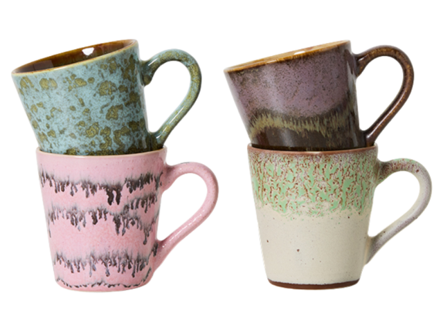 HK Living 702 Ceramic ESPRESSO TASSE BRUTALISM mehrfarbig 95353 2