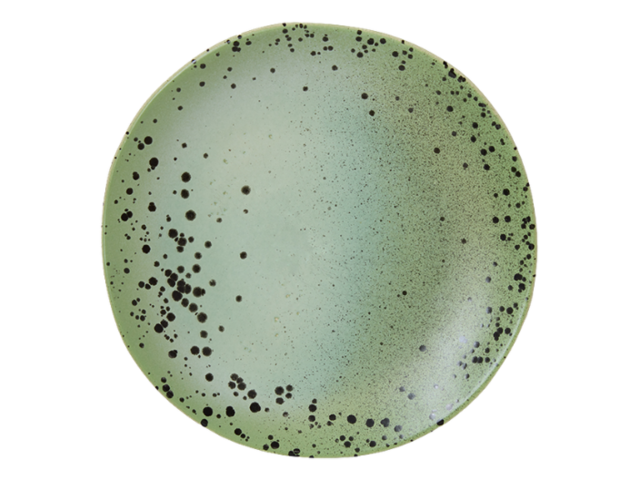 HK Living 702 Ceramic BEILAGENTELLER FLECK mehrfarbig 95356 1