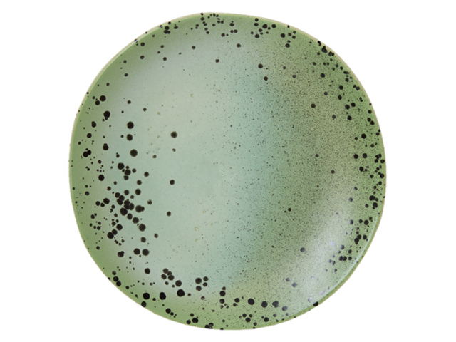 HK Living 702 Ceramic BEILAGENTELLER FLECK mehrfarbig 95356