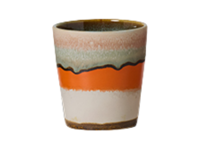 HK Living 702 Ceramic KAFFEETASSE SURREAL mehrfarbig 95357