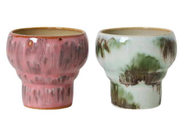 HK Living 702 Ceramic LUNGO TASSE EXPRESSION mehrfarbig 95359 2