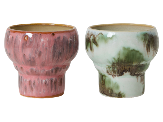 HK Living 702 Ceramic LUNGO TASSE EXPRESSION mehrfarbig 95359 2