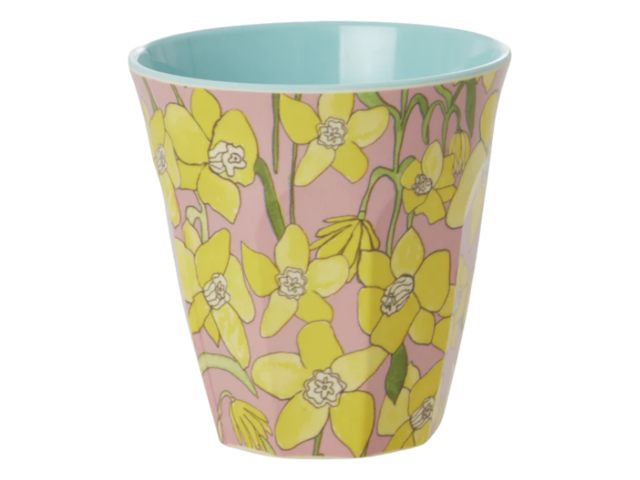Rice Becher DAFFODILS PRINT MEDIUM hellrosa 72784 1