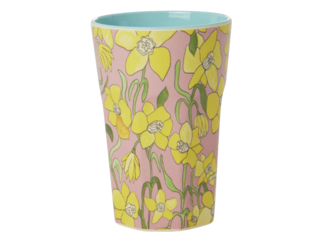 Rice Becher DAFFODILS PRINT GROß hellrosa 72786 1