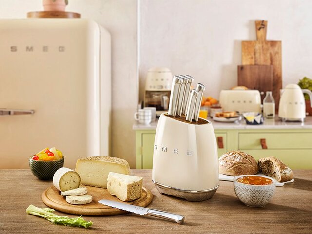 Smeg MESSERBLOCK weiß 95788 4