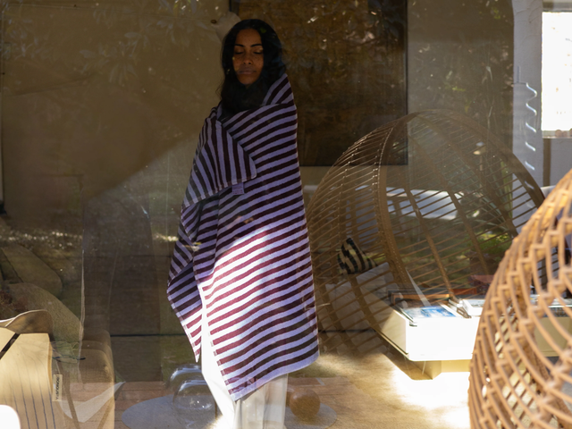 Bongusta Badetuch NARAM Wine & Lavender 97602 3