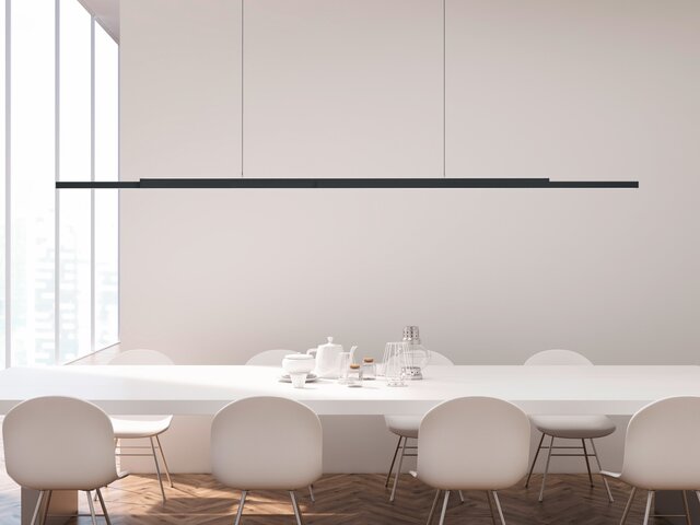 Fabas Luce Hängeleuchte LIGHTLINE IV schwarz 76583 1