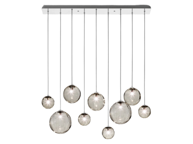 Vistosi Hängeleuchte Puppet SP L9 grau/transparent 41173 Vistosi Hängeleuchte Puppet SP L9 grau/transparent 41173