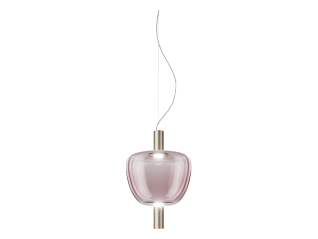 Vistosi Pendelleuchte RIFLESSO amethyst/gold 45877 1