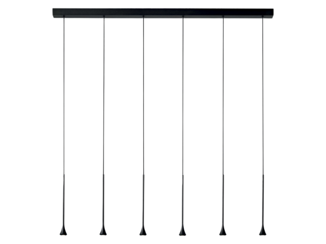 Fabas Luce Hängeleuchte SUSA schwarz 94877